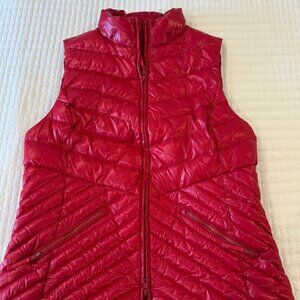 Talbots Red Puffer Vest - size large